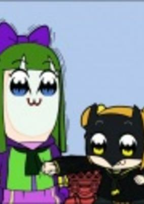 Capa de Ninja Batman x Poputepipikku Kindan no Collab CM