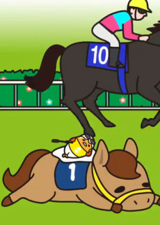 Capa de JRA x Gudetama